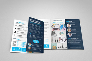 Portfolio Trifold Brochure Design V2