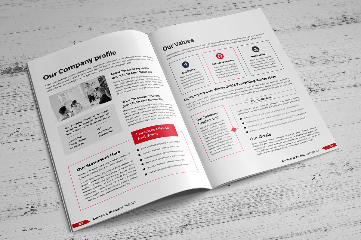 Company Profile Template V9, a Brochure Template by JanySultana (Photo 3 of 14)
