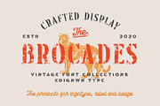 Brocades - Crafted Font, a Sans Serif Font by Edignwn Type (Thumbnail 1 of 9)