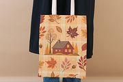 Autumn Fall Plaid Seamless Pattern, a Pattern Graphic by FloridPrintables (Thumbnail 5 of 11)