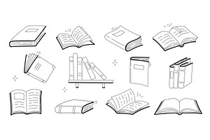 Sketches of literature, open and, an Object Graphic by art PVP - market