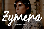 Zymera Modern Script Font, a Script Font by PutraCetol Studio (Thumbnail 1 of 5)