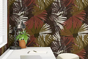 Earth tone jungle palms foliage, a Pattern Graphic by Nocito Design (Thumbnail 5 of 6)