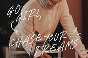 Messy trends - Handwritten Caps, a Font by Littlehand (Thumbnail 6 of 7)