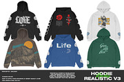 Hoodie Realistic V3 - Mockup, a Hoody Mockup by DaldSgh (Thumbnail 1 of 19)