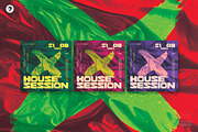House Session Party Flyer/Poster, a Flyer Template by pixelsao (Thumbnail 2 of 2)