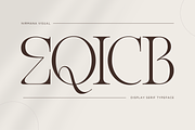 Eqicb - Branding Logo Font, a Serif Font by Nirmana Visual (Thumbnail 1 of 10)