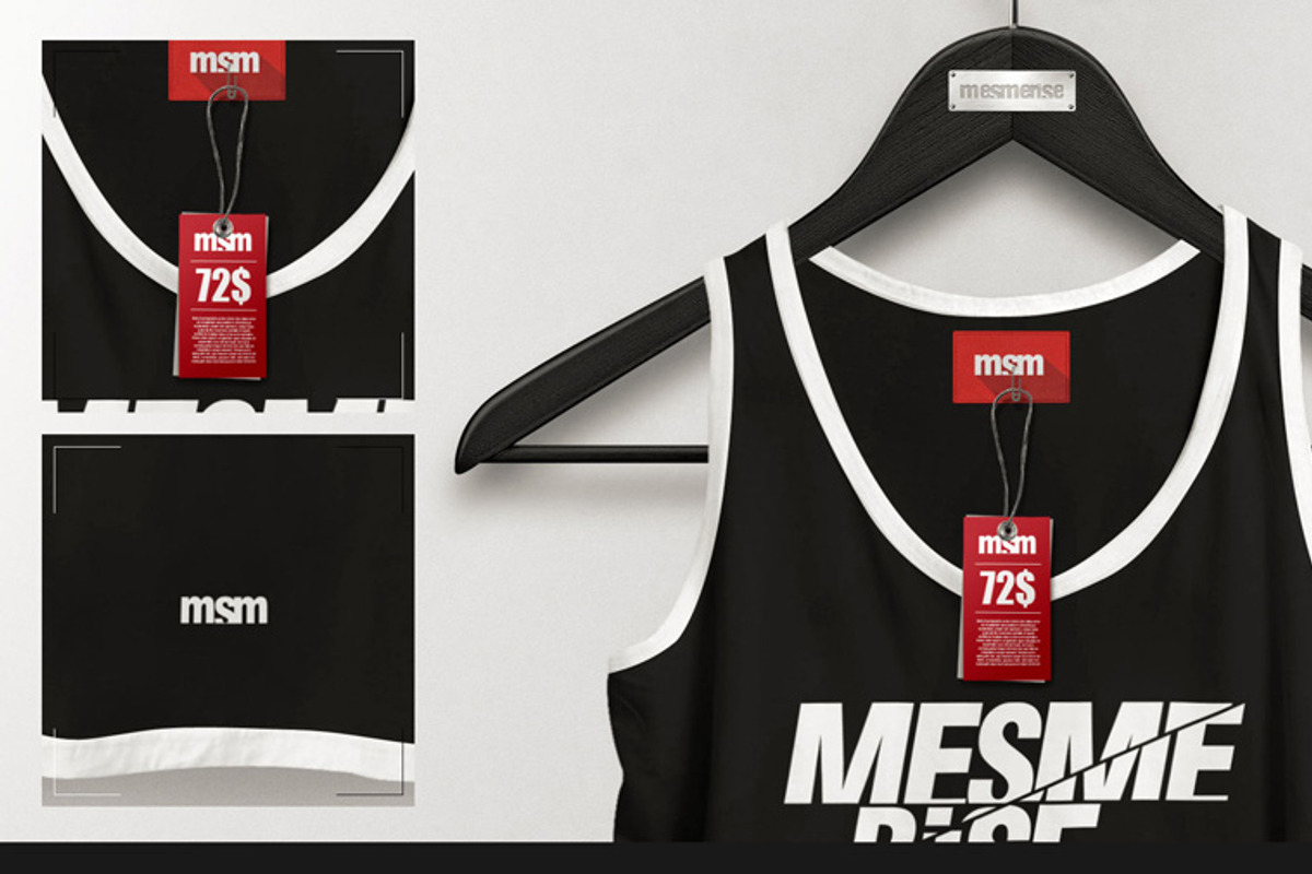 Tank 2nd Type On 5 Stages Mock-up, a Hoody Mockup by Mocca Mockups Store (Photo 8 of 69)