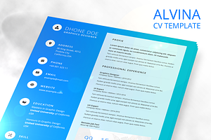 Alvina Resume Template