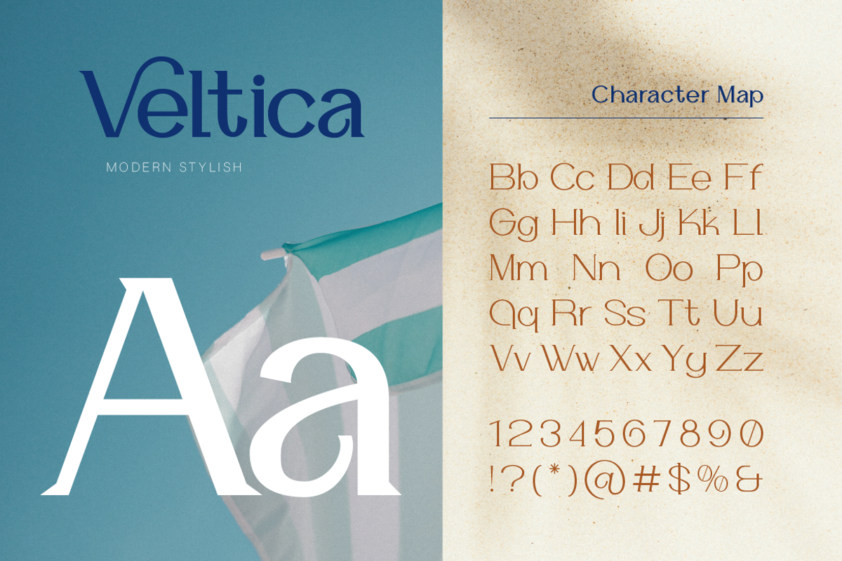 Veltica, a Serif Font by Burntilldead (Photo 3 of 13)