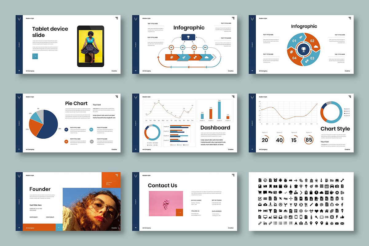 Punky - Business Google Slide Templa, a Presentation Template by Dens Creative Studio (Photo 5 of 6)