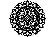 Ornate Black Mandala Vector Set, an Object Graphic by Creativeshirt (Thumbnail 2 of 7)