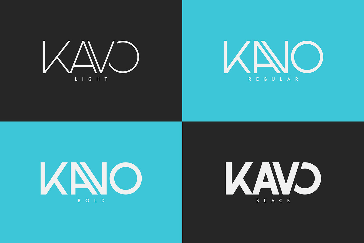 Kavo Sans Serif + 6 Logo Templates preview 2