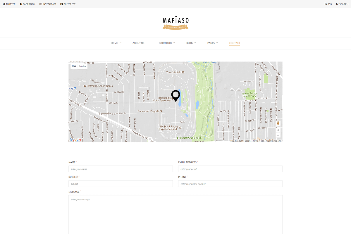 Mafiaso - Creative Blog WP Theme, a WordPress Template by FlyTemplates.com (Photo 6 of 12)
