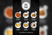 Fast Food Poster Design Template 36, a Social Media Template by shahsoft (Thumbnail 2 of 2)