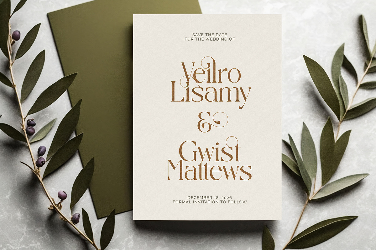 Qaisar Elegant Modern Serif, a Serif Font by timelesstype.co (Photo 16 of 20)