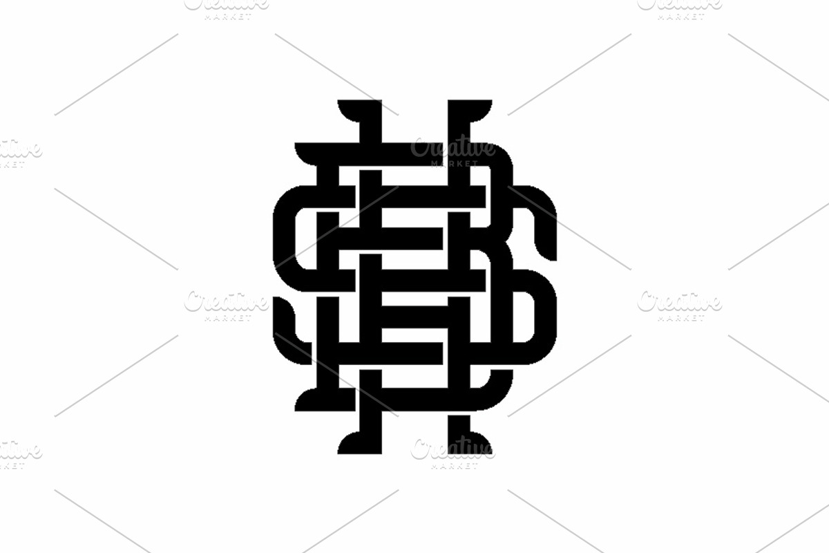Monogram HBS logo, a Branding & Logo Template by Buqancreative