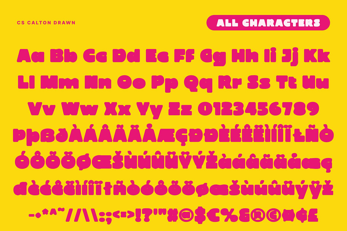 CS Calton Drawn, a Sans Serif Font by Craft Supply Co. (Photo 8 of 8)