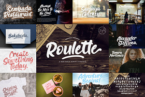 Bold Script Font Bundle Vol 2