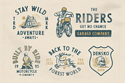 Outdoor Badge Logo and Illustrations, an Illustration by Megflags (Thumbnail 2 of 6)