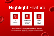 Blood Donation Campaign Google Slide, a Presentation Template by Loin Studio (Thumbnail 2 of 4)