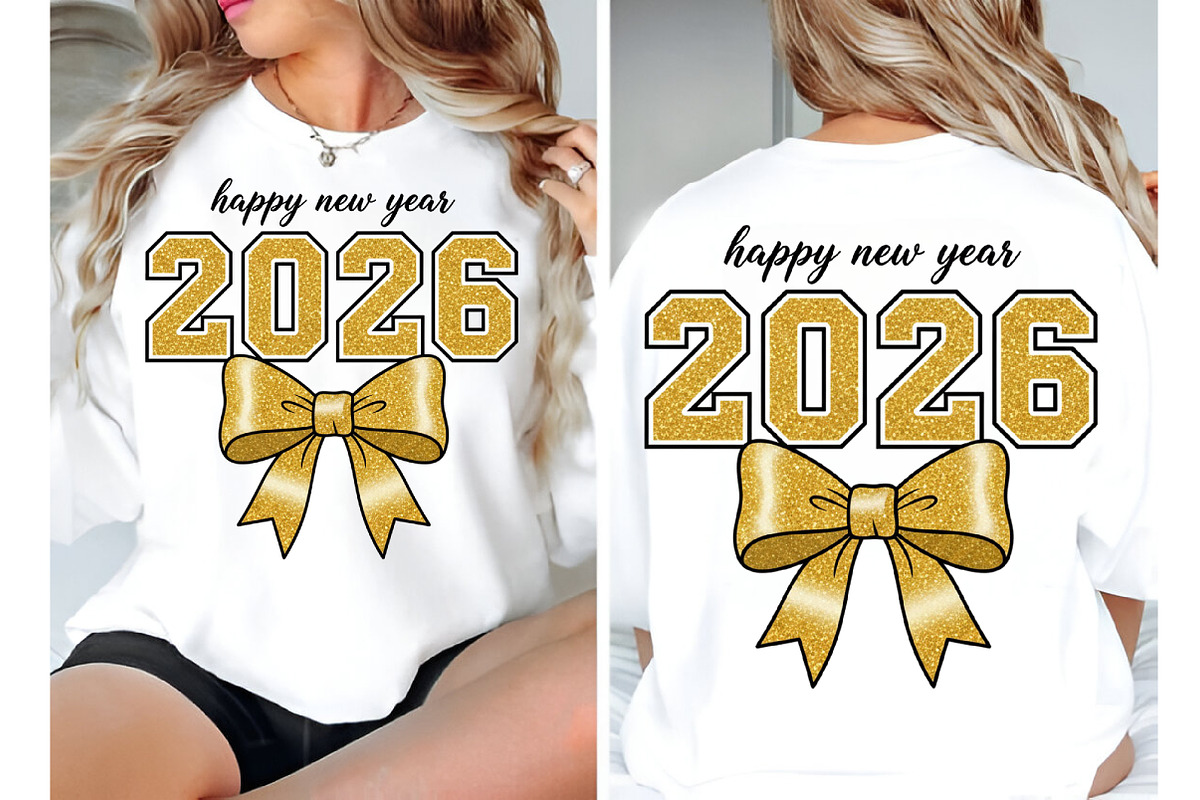 Happy New Year Glitter Coquette PNG, an Illustration by SinaCreation (Photo 7 of 10)