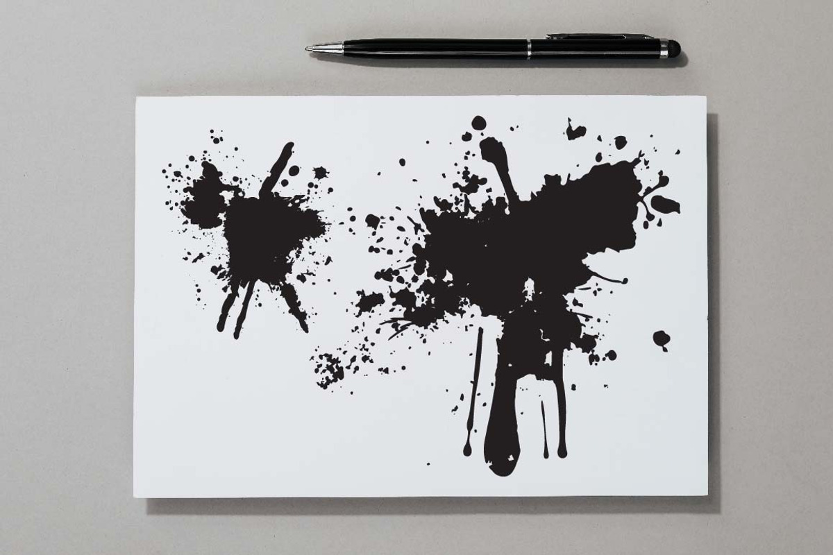 16 Black Ink Paint Water Splash, a Decorative Illustration by jongcreative (Photo 2 of 7)