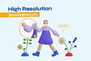 3D Empty State Character, a Characters & Person 3D Model by orenjidesign (Thumbnail 3 of 8)