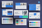 Agenda Infographics Keynote, a Presentation Template by Pixslides (Thumbnail 1 of 7)