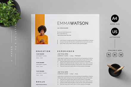 Resume/CV, a Resume Template by Reuix Studio