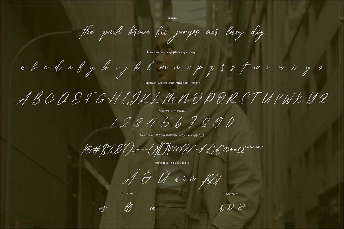 Boselline - Modern Caligraphy, a Script Font by VUNIRA (Photo 3 of 6)
