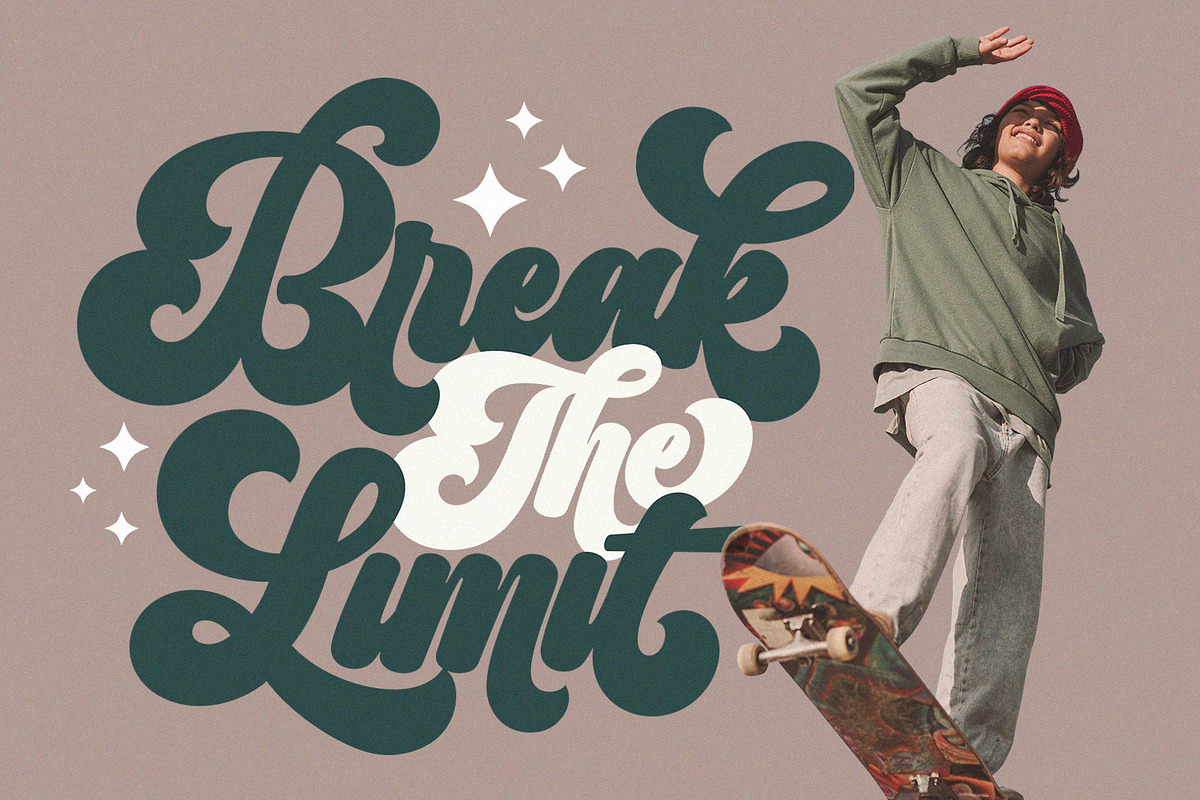 Retro Ashington - Vintage Font, a Script Font by Subectype Studio (Photo 4 of 11)