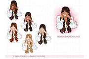 coffee girl clipart png, a Person Illustration by Parinaz Wadia Design (Thumbnail 5 of 10)
