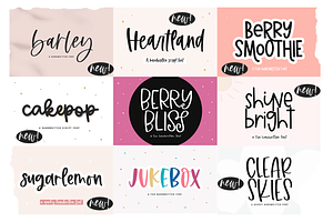 Handwritten Font BUNDLE