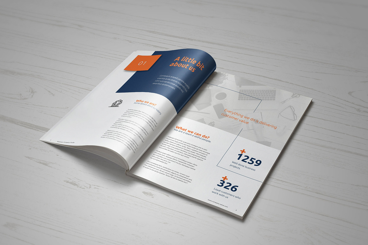 Canva Business Brochure Template, a Marketing Template by Sabin (Photo 2 of 5)