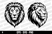 Lion head mascot, an Animal Illustration by Vectorhight (Thumbnail 2 of 5)