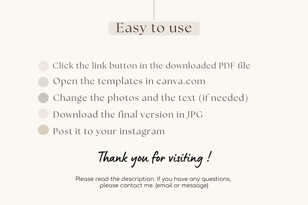 Yoga Studio Instagram Template Canva, a Social Media Template by NoheaDesignShop (Photo 12 of 12)