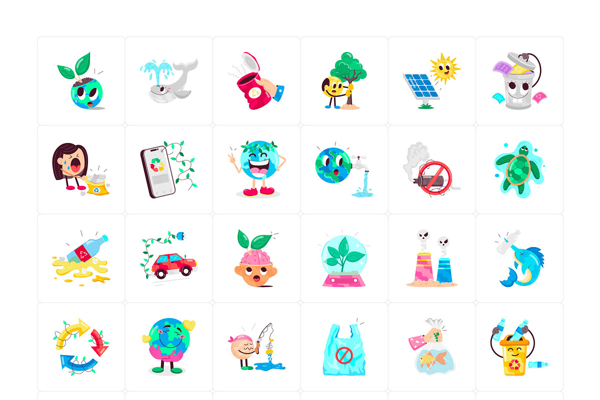 Recycling Stickers Collection, an Emoji Icon by Vectors Market (Photo 5 of 6)