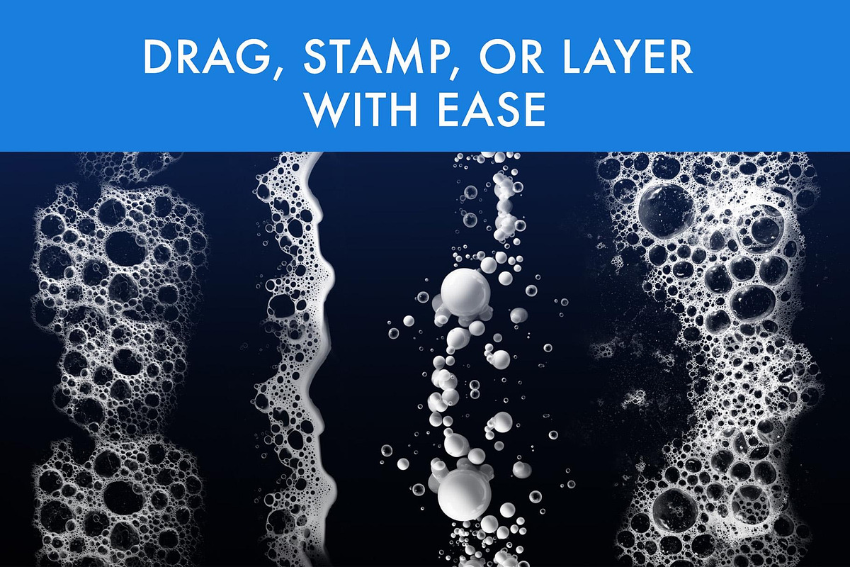 Bubbles & Foam Brush Set, a Brush Add-On by Zsolt Kosa Art (Photo 2 of 6)