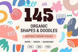 Abstract Organic Shapes & Doodles