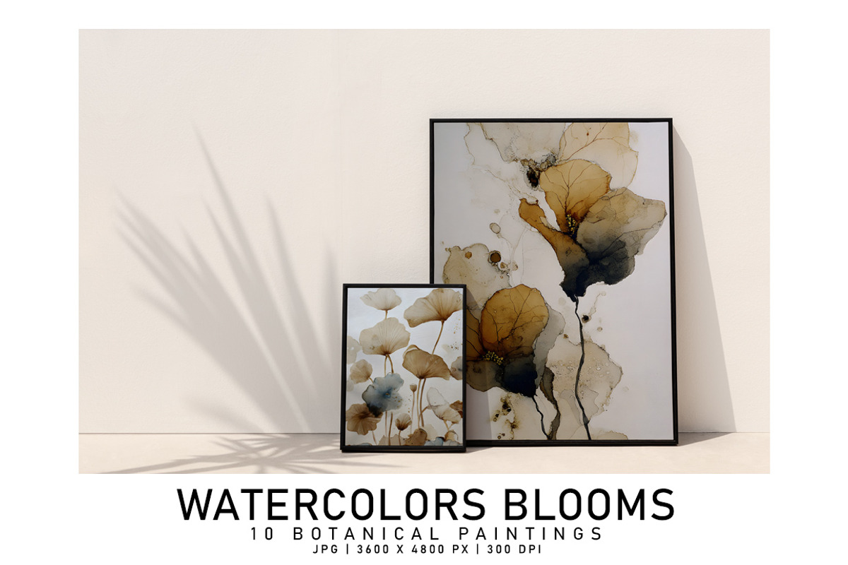 Watercolor Blooms, a Decorative Illustration by Digital Art Creations (Photo 4 of 6)