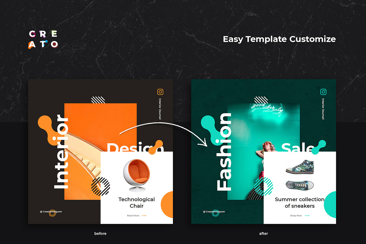 Creato Social Media Templates, a Social Media Template by Creatoly (Photo 6 of 10)