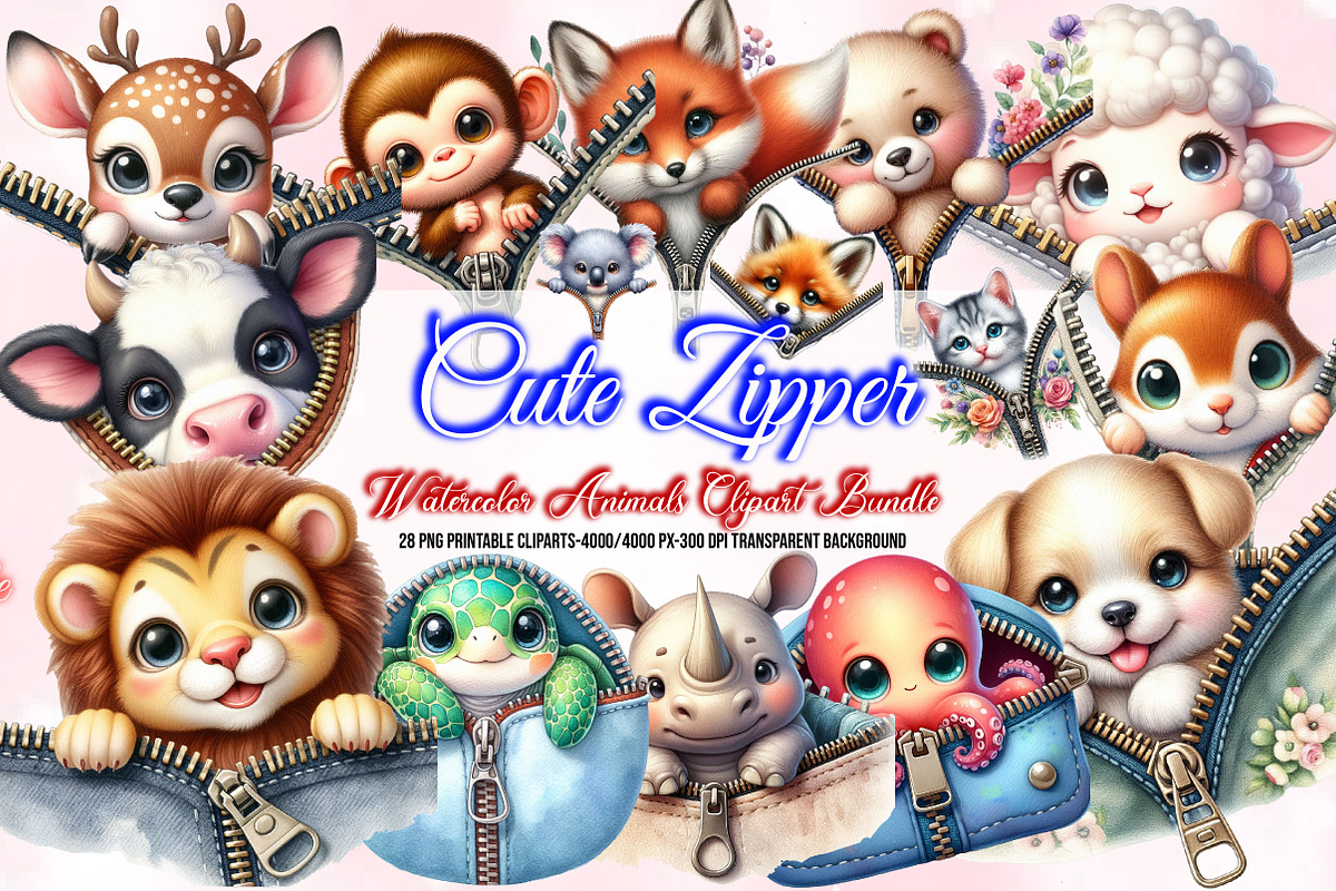 Mega Watercolor Clipart Bundle, a Seasonal Illustration by Craft Nest (Photo 19 of 20)