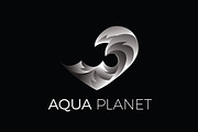 Aqua logo template with waves, a Branding & Logo Template by MaryHat Shop (Thumbnail 5 of 8)