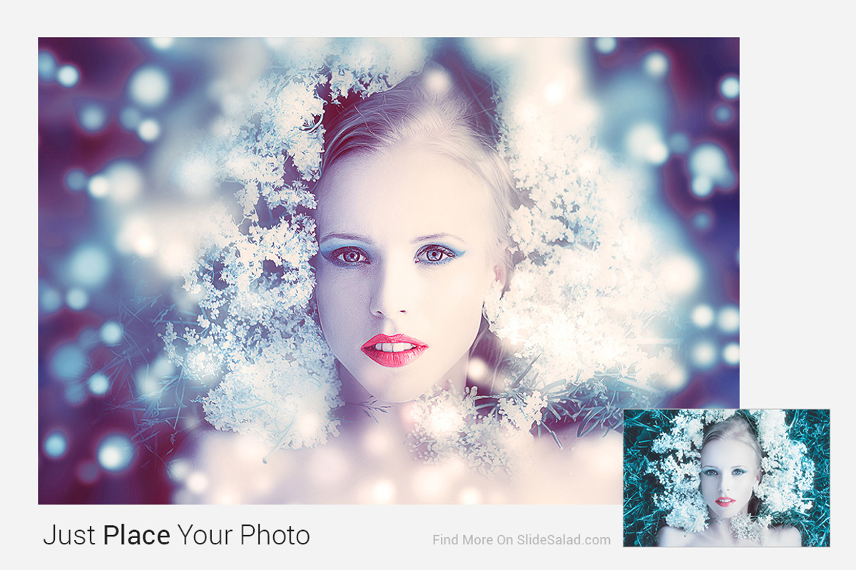 Soft Focus Photoshop Mockups, an Action Add-On by SlideSalad