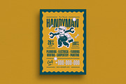 Retro Handyman Service Flyer, a Flyer Template by Guuver (Thumbnail 1 of 3)
