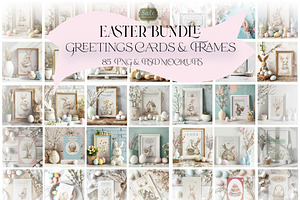 Easter PNG & PSD Mockups Bundle, a Product Mockup by mock-ups
