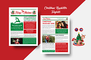 Christmas Newsletter Template, a Stationery Template by Ultimate Template Shop (Thumbnail 1 of 5)