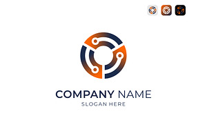 Circle Circuit Tech Logo, a Branding & Logo Template by ika trisiana