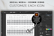 Online Presence Icon Set, a Solid Icon by Bdemm Studio (Thumbnail 2 of 6)